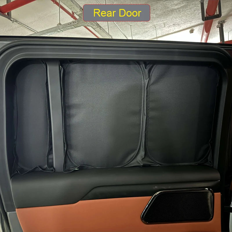 Car Black Window Privacy Sunshade For ROX 01 JISHI 2021-Present Auto Anti-UV Heat Insulation Protect Cover Interior Accessory