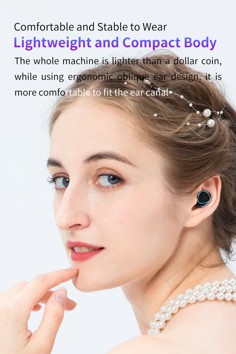 Auricolari M10 Nuovi Arrivi Cuffie Wireless Auricolari di Alta Qualità Suono Perfetto Sport Giochi Musica Cuffie BT con Power Bank