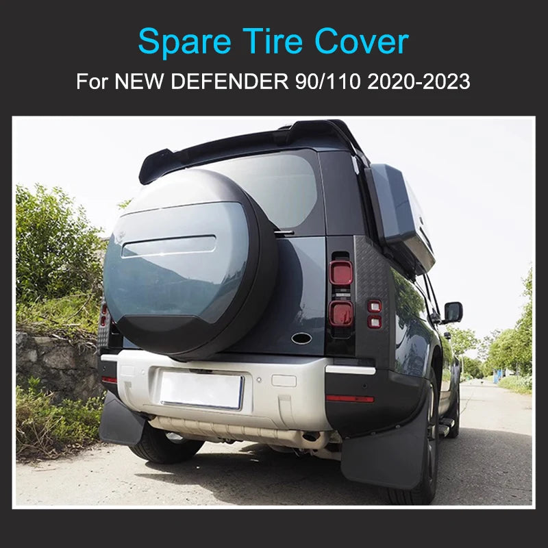 Spare Tire Cover Rear for Land Rover Defender 90 110 2020-2025 Trunk Spare Cover Wheel Cove Exterior Decoration Accessories