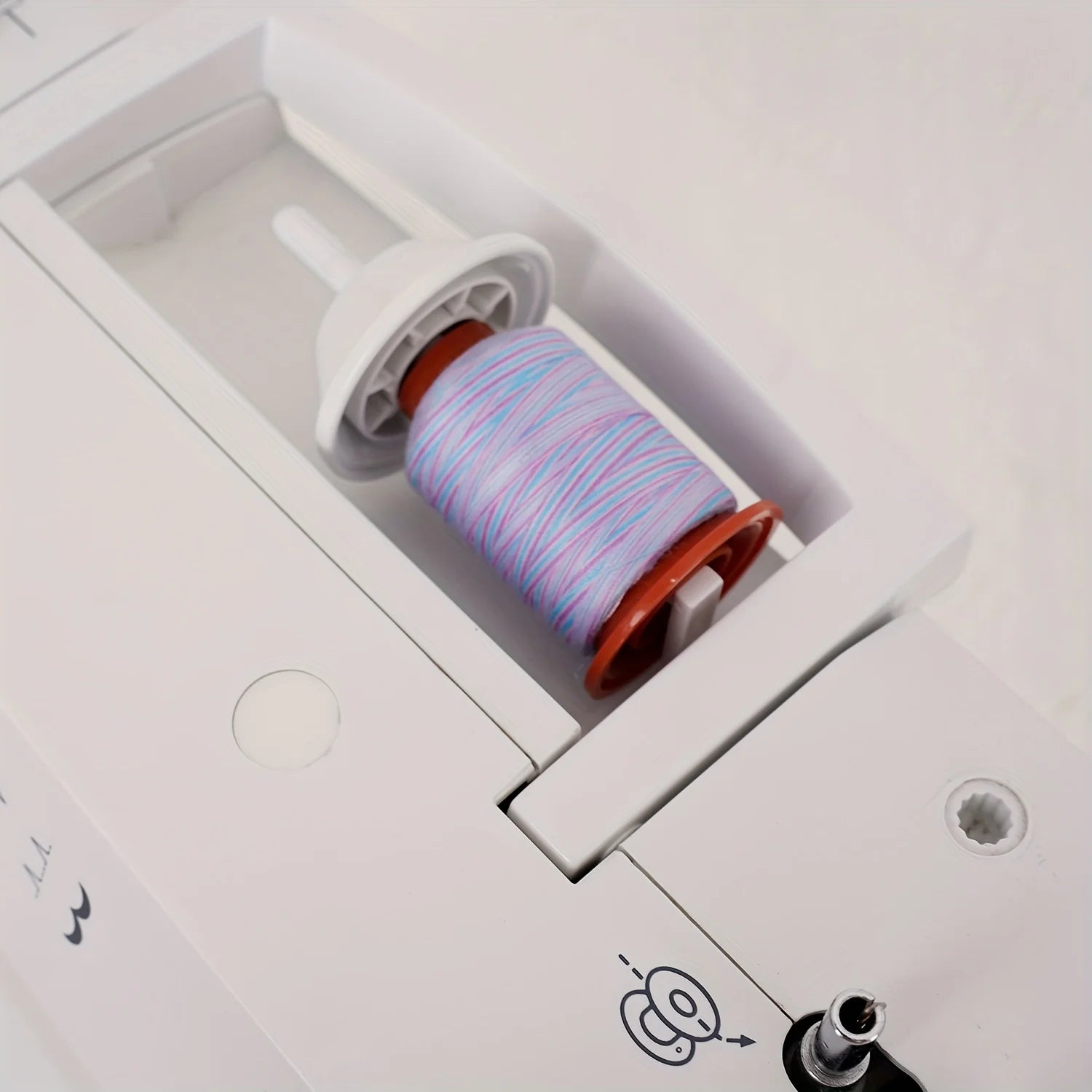 Multicolor Sewing Thread 500 Yards 12 Colors Set, Overlock Thread, Embroidery Thread, Gradient Color Thread for Sewing