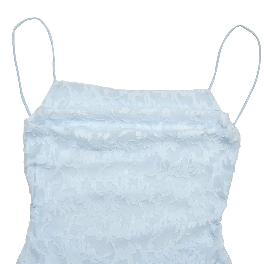 Jacquard Chiffon Lange Jurk Dames Mouwloze Bandage Jurken Zomer Avond Bruiloft Gast Groen Wit Bordeauxrood Roze Afstuderen