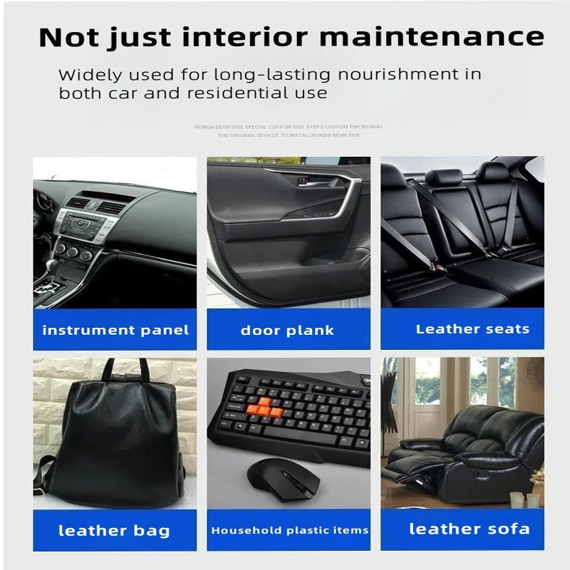 Automotive Plastic Repair Agent Car Interior Exterior Plastic Polishing Wax, Scratch Repair Anti-aging Cream, Suitable for Tires
