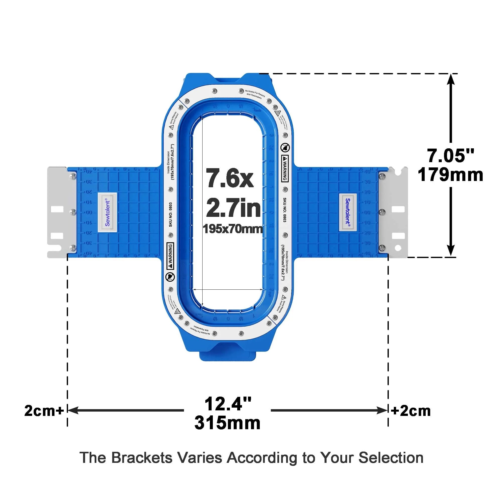 Telaio magnetico per ricamatrice BAI Magnetic Frame For BAI MIRROR Vision Telaio Mighty Hoop Cerchi da ricamo
