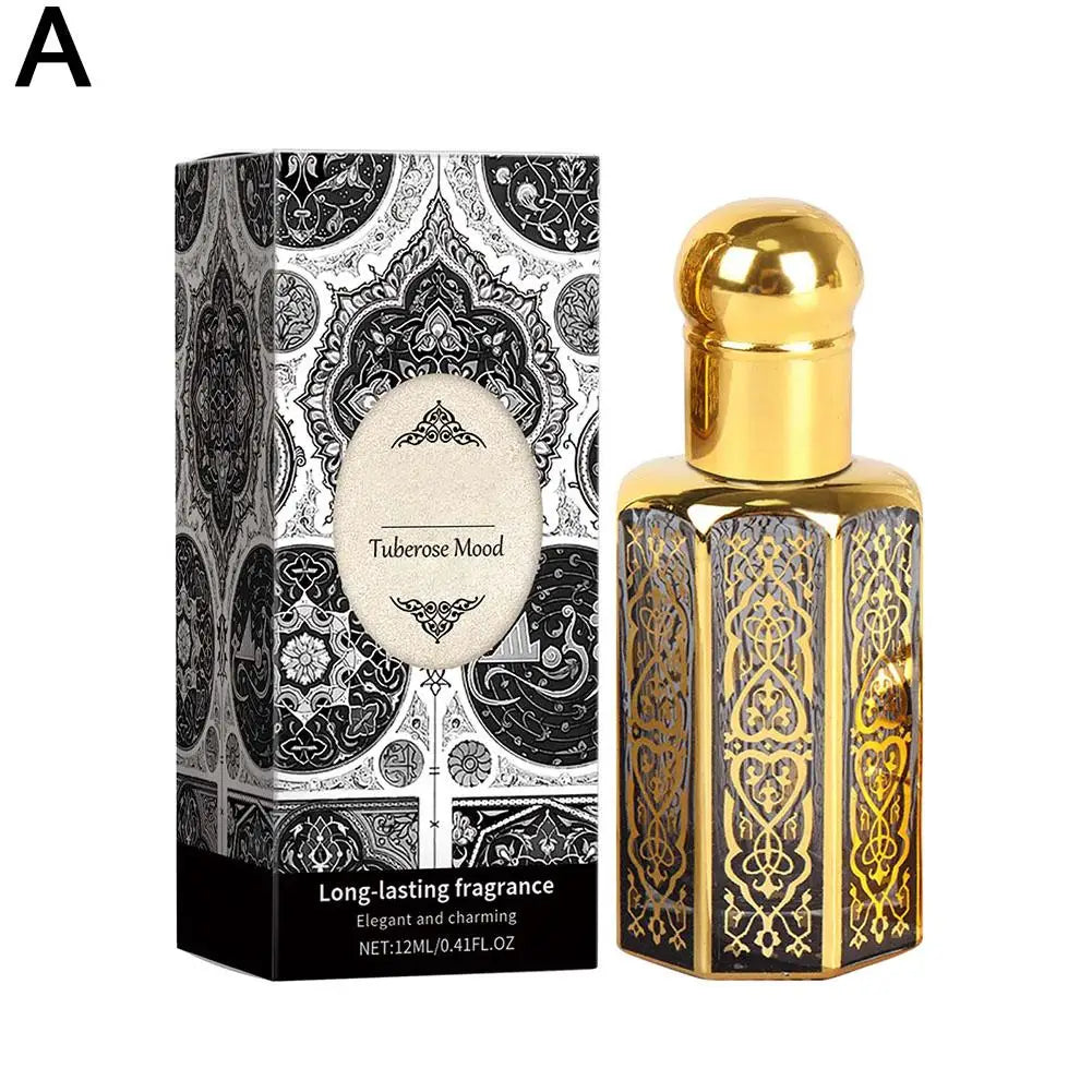Exotische Arabische parfum voor vrouwen, betoverend bloemenboeket met roos, jasmijn & vanille langdurige feromoon-geïnfuseerde geur