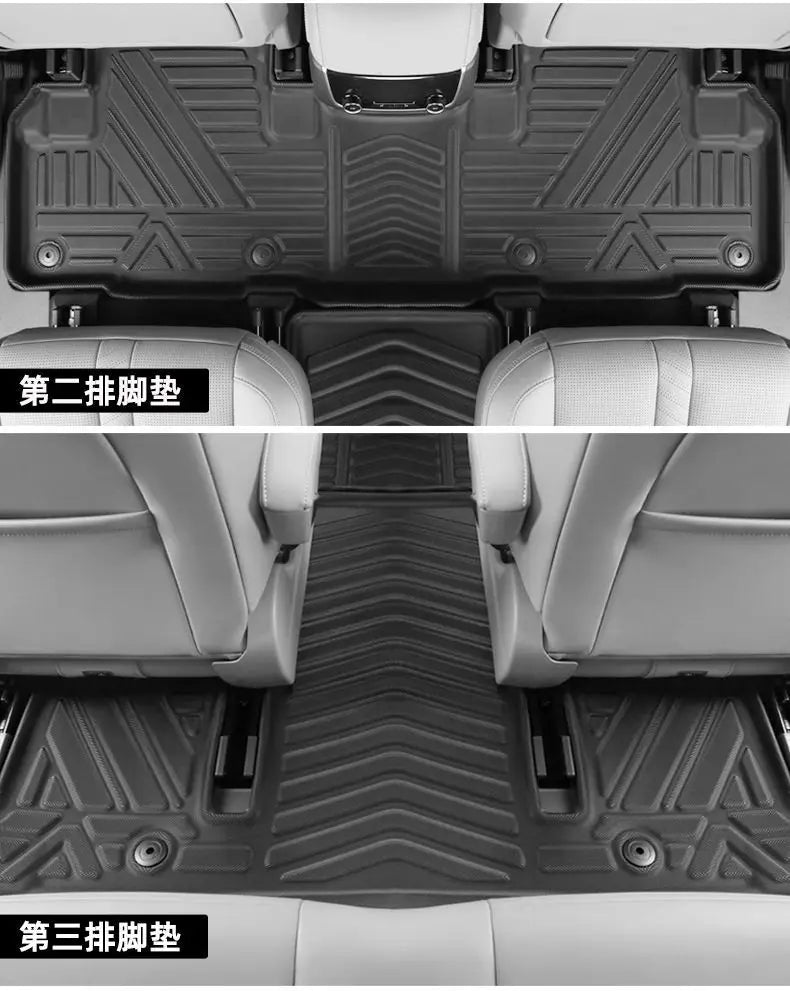 Car 3D TPE Floor Mats & Cargo Liners For BYD Formula Leopard 7 Titanium 7 Waterproof Trunk Pad Full Set Auto Accessories
