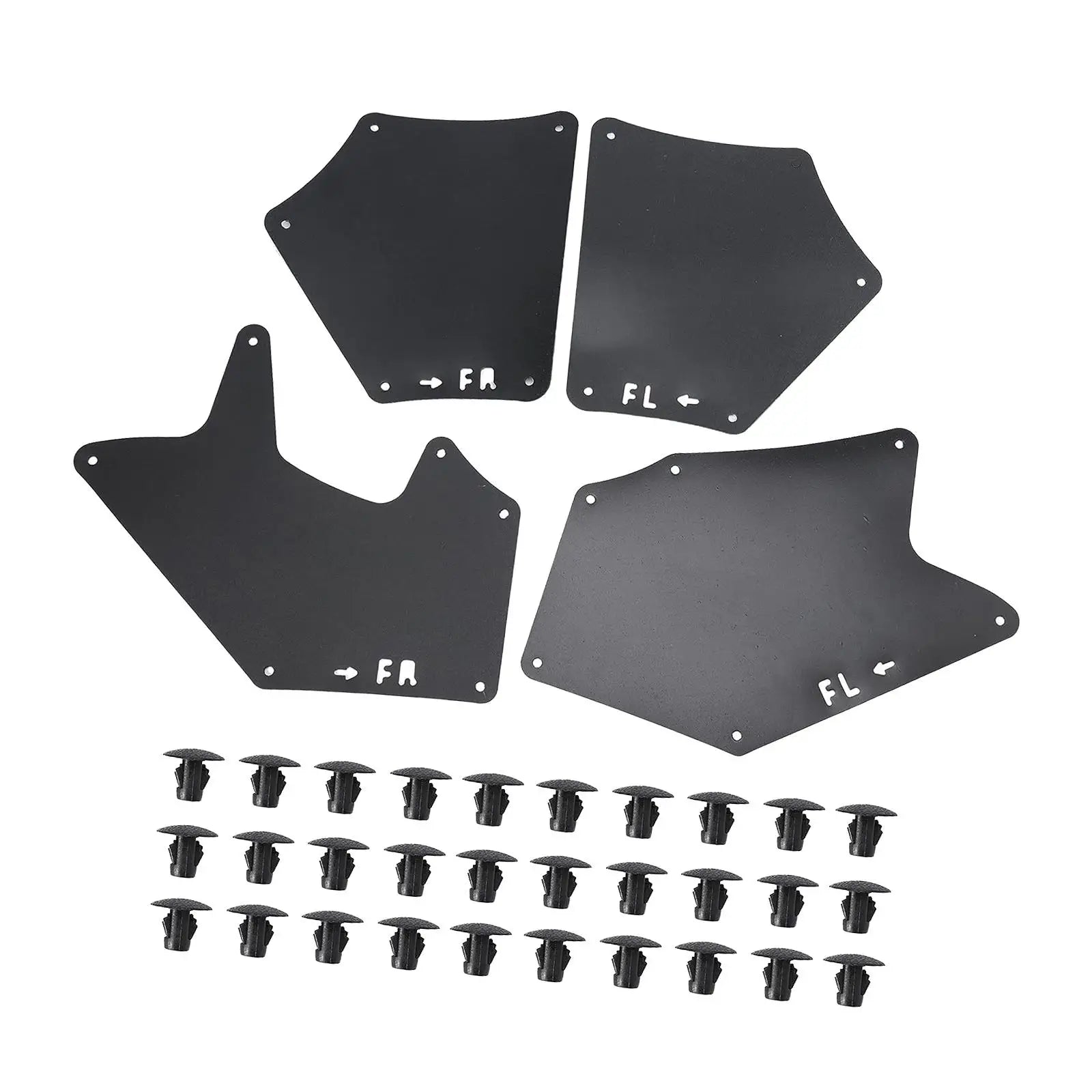 4x Mud Flaps Fender Liner Replacement Mudflaps for Toyota for tundra 2008-2021 Professional Sturdy Easy to Install Accessory