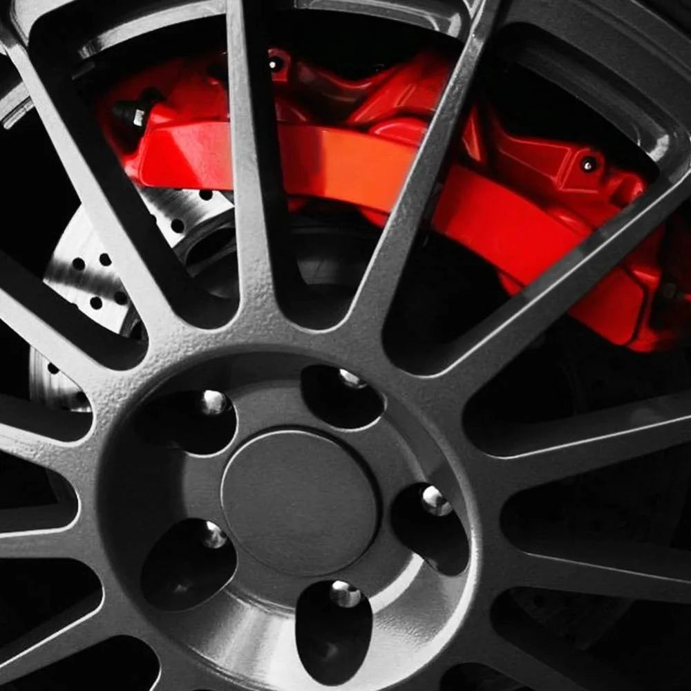 Racing Brake Caliper Covers 1 Pair of Universal Front And Rear Brake Caliper Covers Suitable For All Wheels Car Accessories