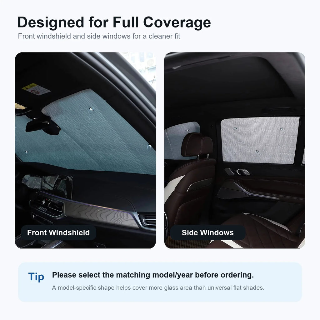 For Porsche - Porsche Taycan 4 Cross 2021-2026 Full Set Car Window Sunshades UV Block Privacy Heat Insulated Foldable Car Curtai