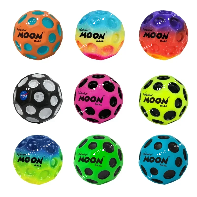 2024 waboba high bouncy ball children light up flying moon adult decompression outdoor sports net red bouncy ball kids gift