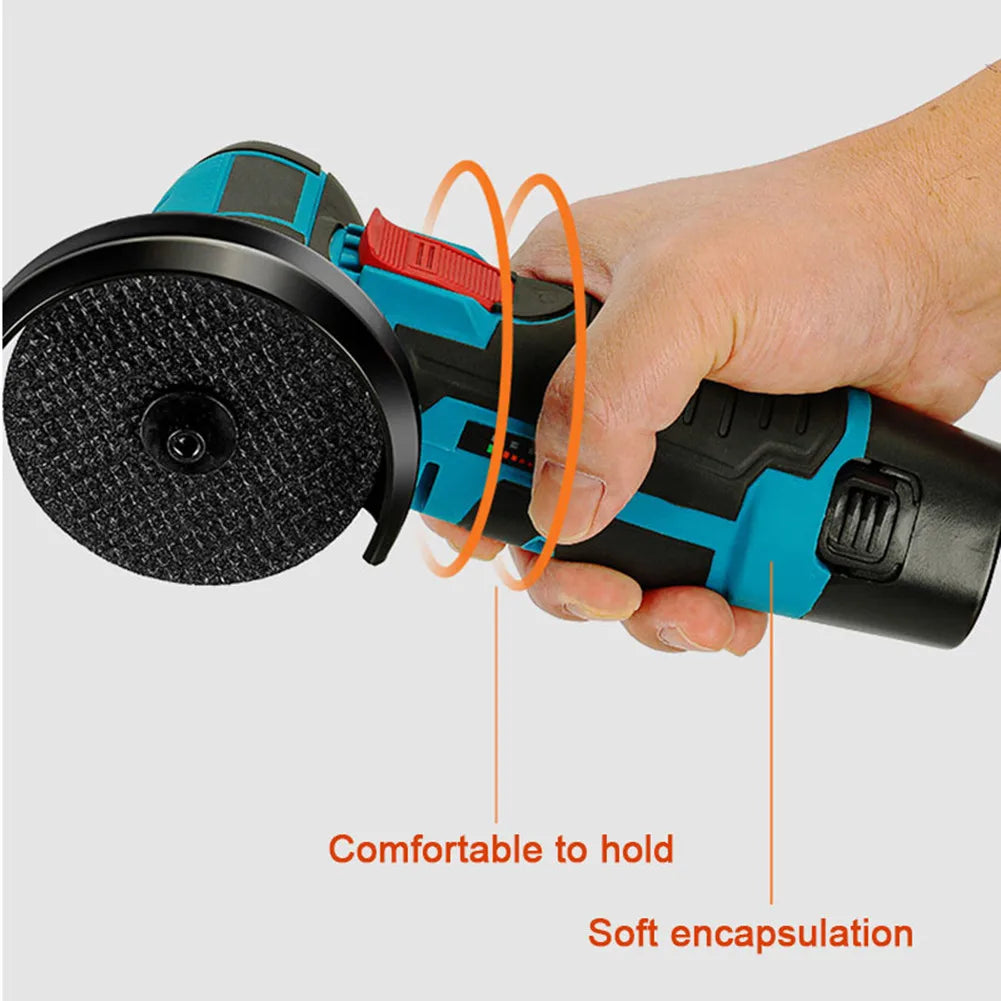 12V Accu Haakse Slijper 19500 tpm Lithium Batterij Mini Polijst Slijpmachine Diamant Doorslijper