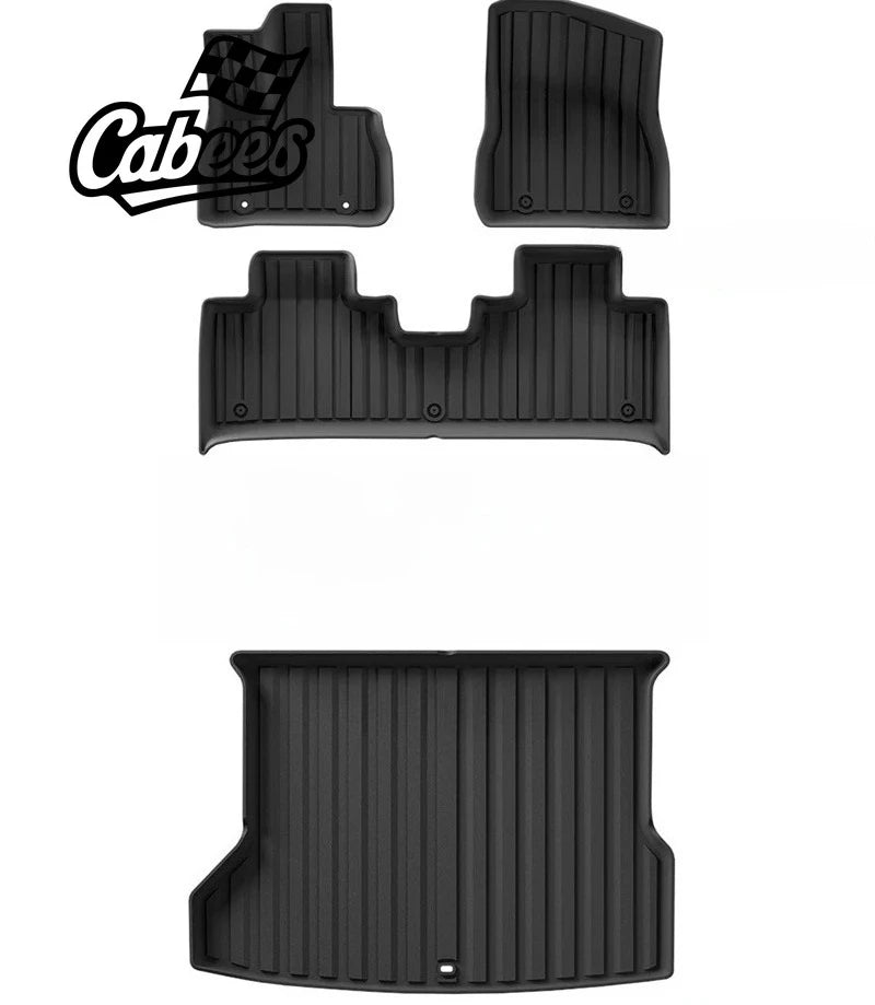 For BYD Leopard 7 Titanium 7 Car Floor Mats Waterproof  All Weather 3D TPE Rubber Anti-dust Dustproof Trunk Mat Accessories