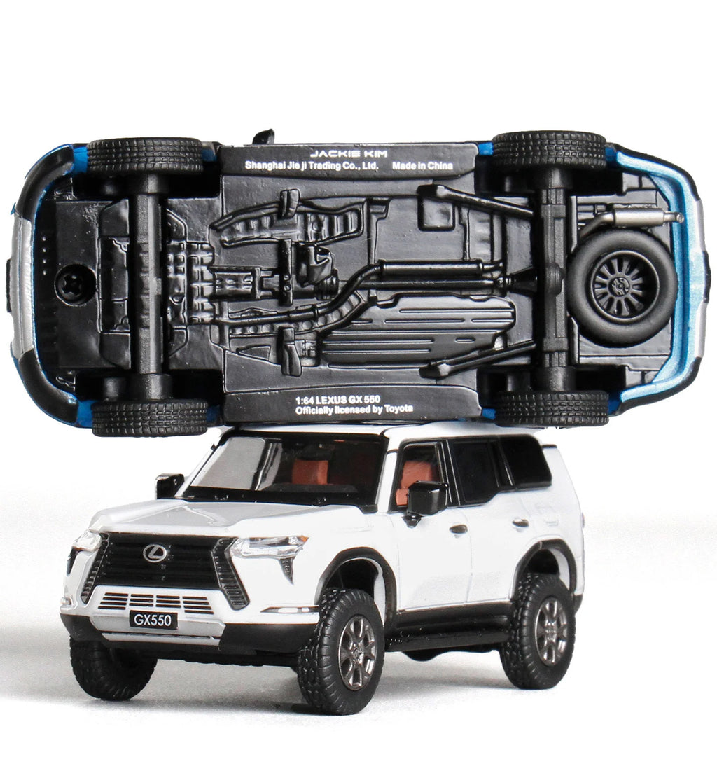 1:64 Lexus GX550 Off-road SUV Alloy Diecast Car Model Static Mini Metal Vehicle Replica Collectible Toy For Car Fans Desk Decor
