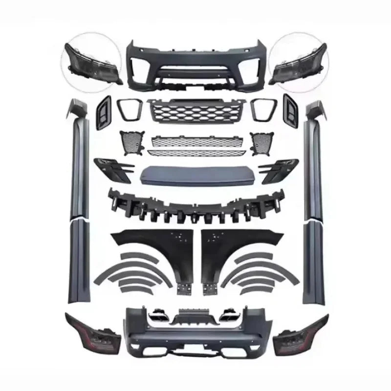 Car Conversion facelift bodykit For  Range Rover Sport 2014-2017 Upgrade Changed to 2018-2021 SVR Body Kits