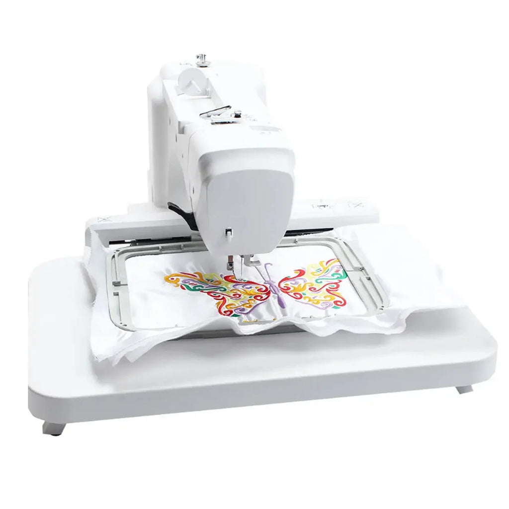 Macchina da ricamo SIHAO, multifunzione, automatica, computerizzata, per uso domestico, LOGO MRS800, con schermo LCD touchscreen, telai da ricamo