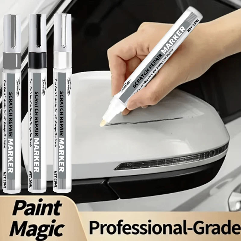 Car Scratch Repair Pen - Self-Use Paint Touch-Up Pen for Cars, Suitable for Repairing Scratches on Dashboards, Car Doors, Trim Strips, Buttons, and Switch Areas Easy to Use, Long-Lasting and Non-Fading, Designed Specifically