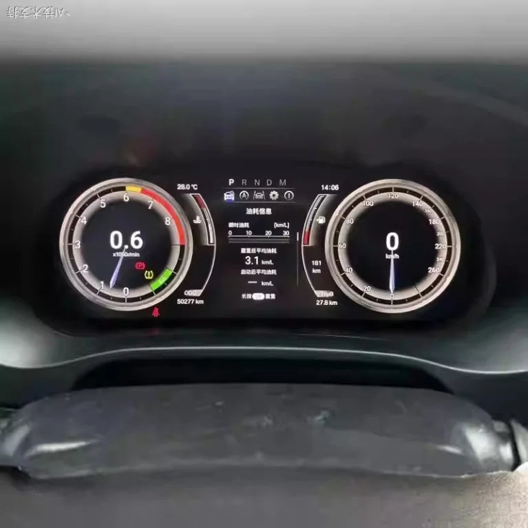 2026 Update For Toyota Hilux Fortuner 2016-2024 Virtual Cockpit Digital Cluster Car Odometer Screen Dashboard LCD Speed Meter