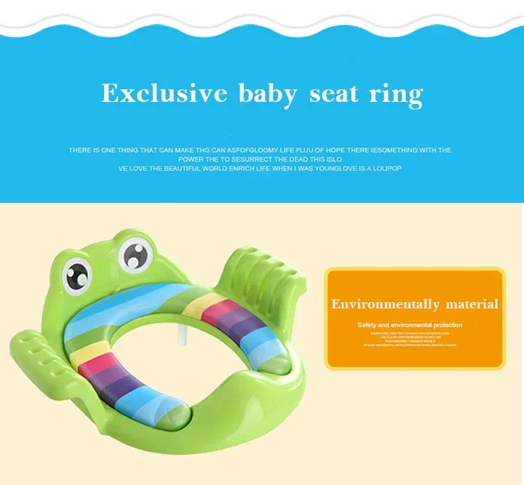 Riduttore per WC per bambini con scaletta, seggiolino da allenamento regolabile, comodo, a forma di cartone animato, per bambini