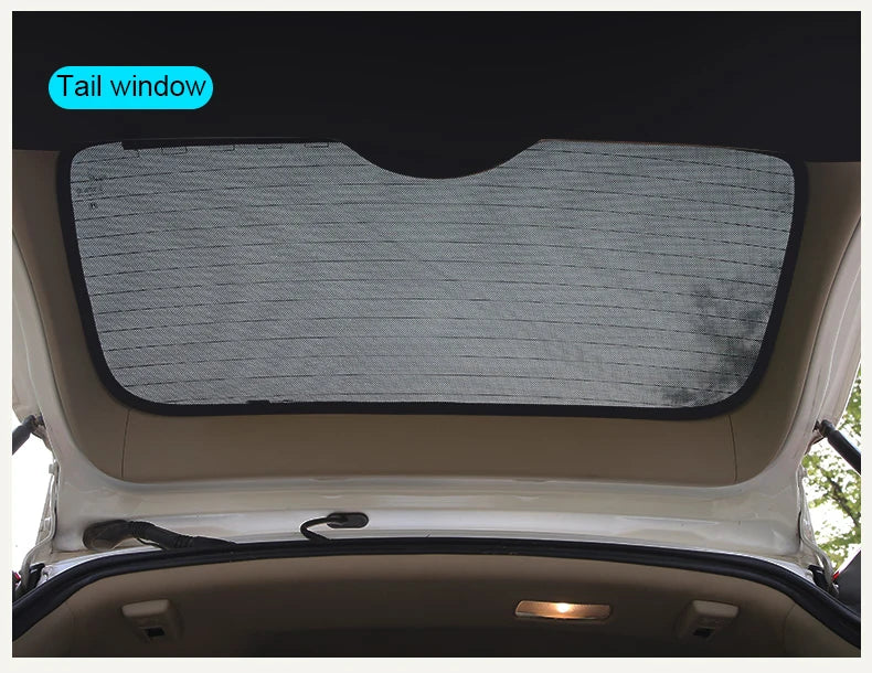 For Nissan PATROL Y62 2010-2025 Car Window SunShade UV Protection Auto Curtain Sun Shade Visor Net Mesh