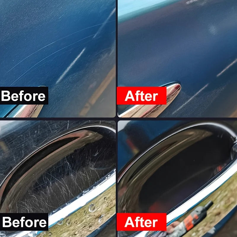 Car Scratch Repair Nano Polishing Paste, Suitable for Various Car Paint Colors, Multi-Functional Scratch Removal Paste, Comes with a Sponge