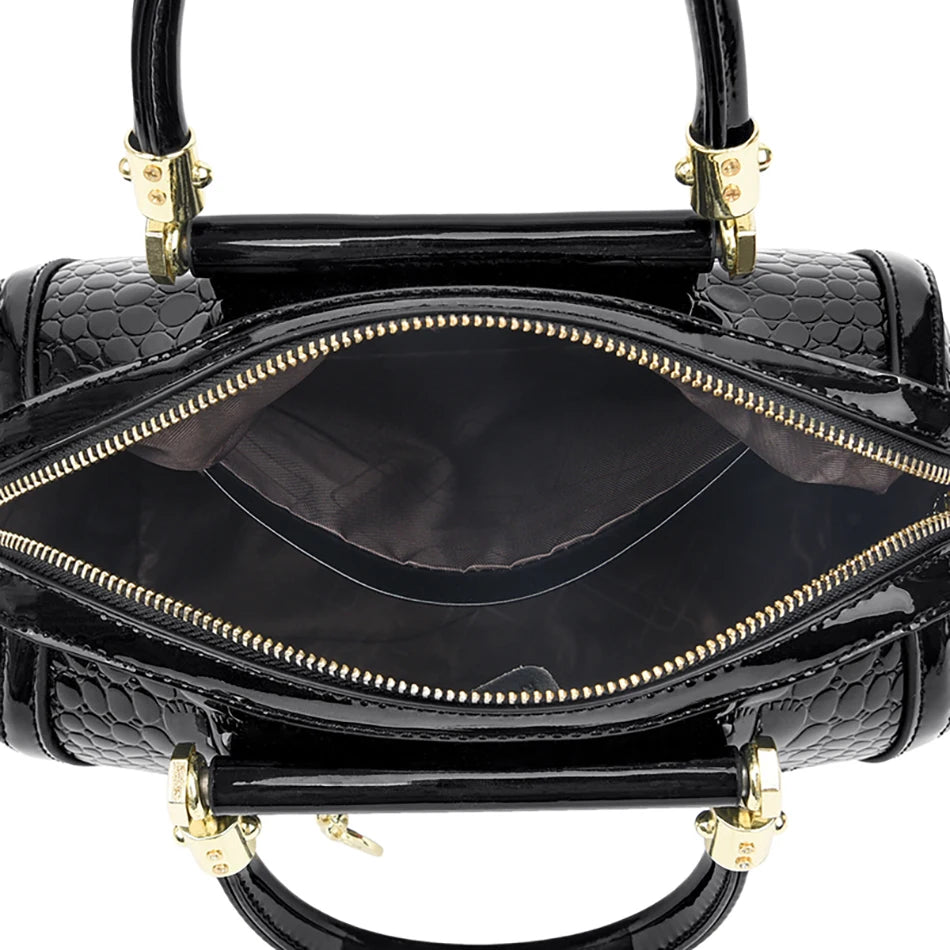 Borsa da donna in pelle di coccodrillo, nuova moda 2024, borse a tracolla da donna di lusso firmate, borsa da ragazza retrò alla moda, portafoglio Bolsas