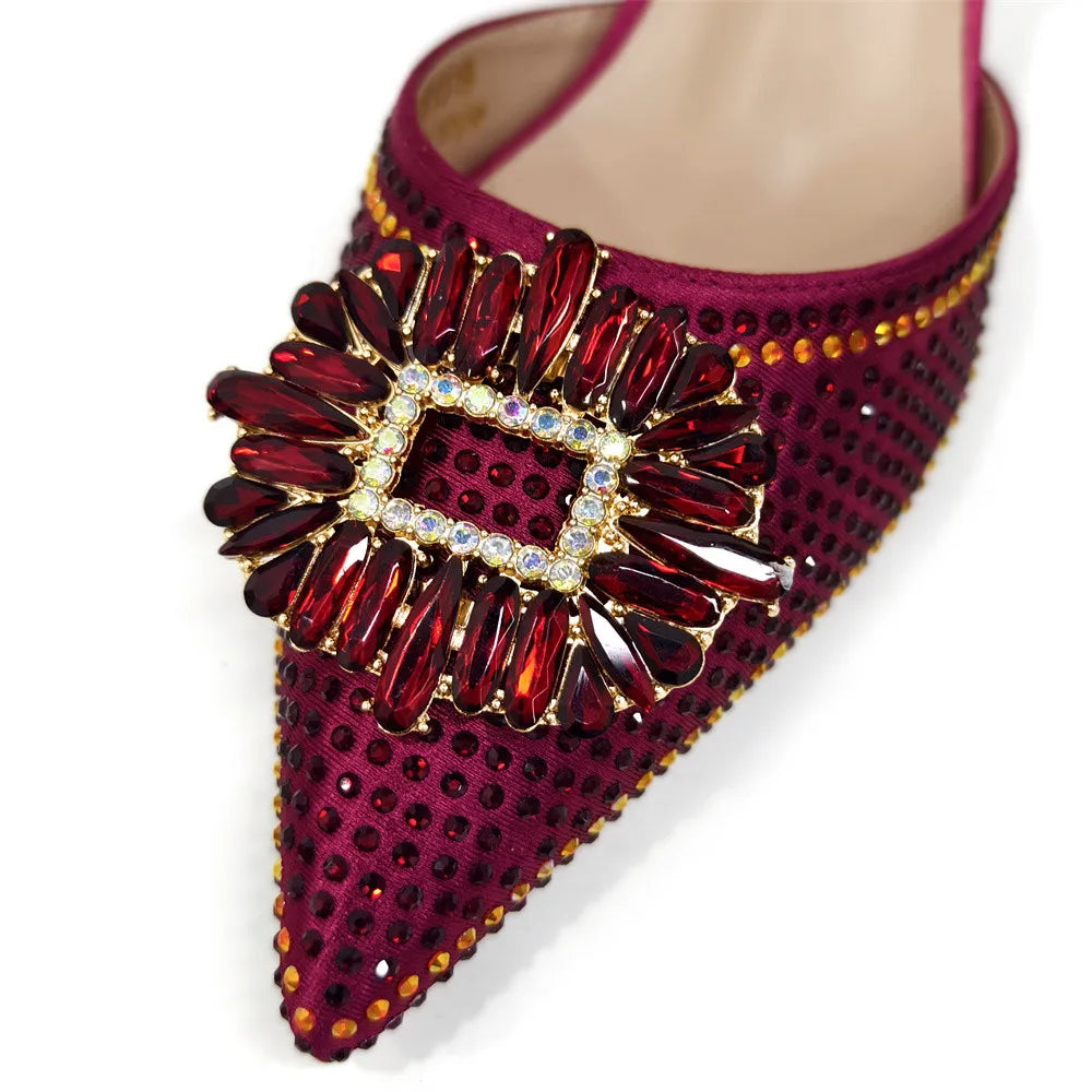 Sandali da donna nigeriani di alta qualità, stile italiano, sandali da donna africani, scarpe di lusso firmate, scarpe da donna 2025