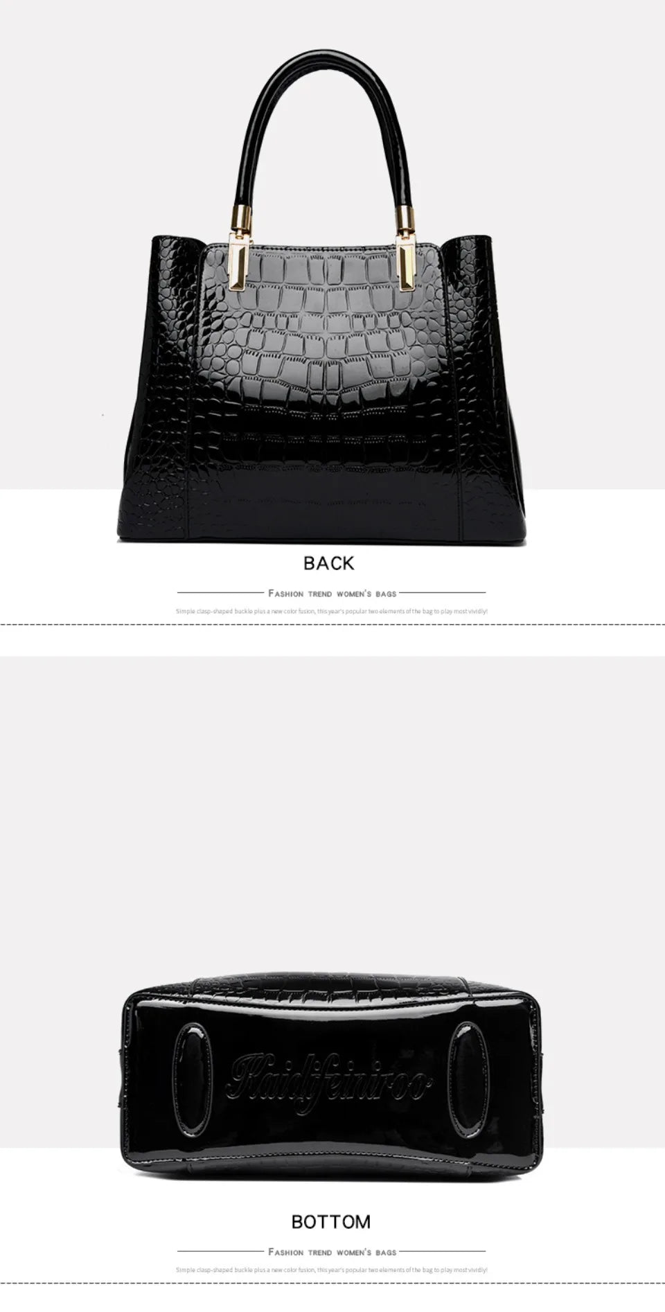 KAIDIFEINIROO Borsa a tracolla casual con marchio Kangaroo in pelle PU ad olio Borsa a mano da donna Borsa a tracolla a grande capacità a tre strati