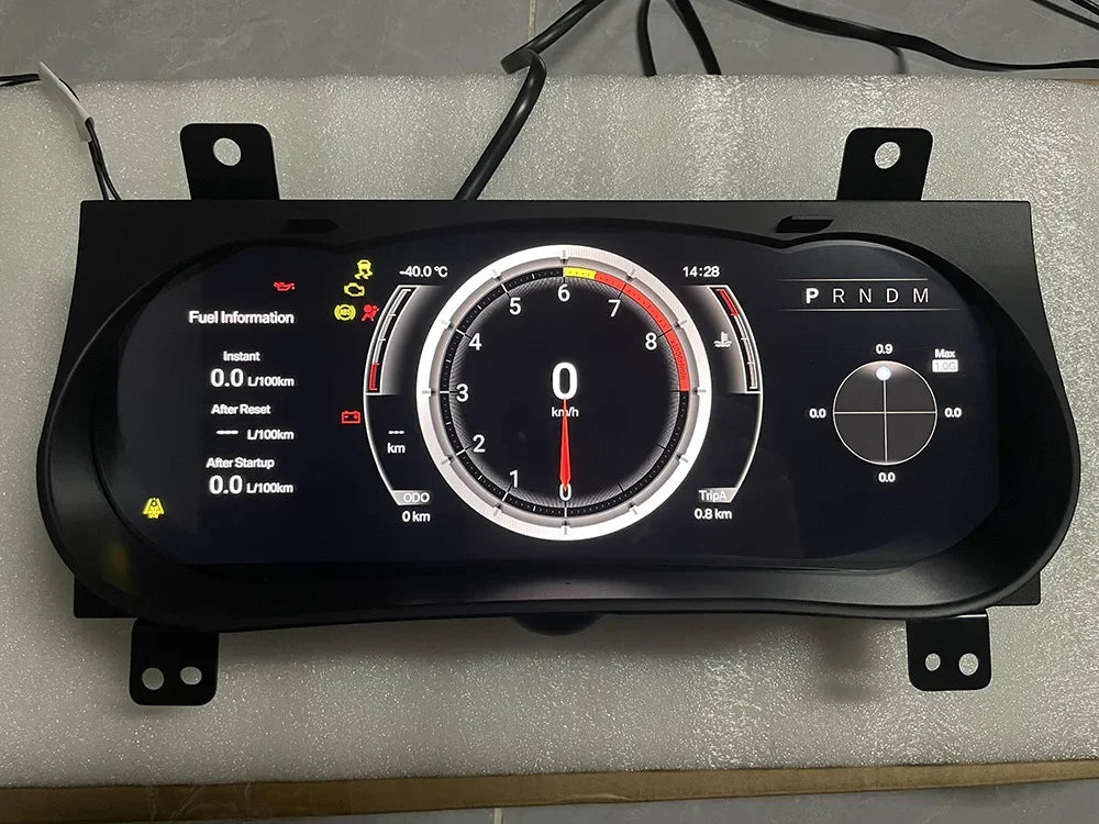 A2025 Update For Toyota Hilux Fortuner 2016 - 2024 Virtual Cockpit Digital Cluster Car Odometer Screen Dashboard LCD Speed Meter