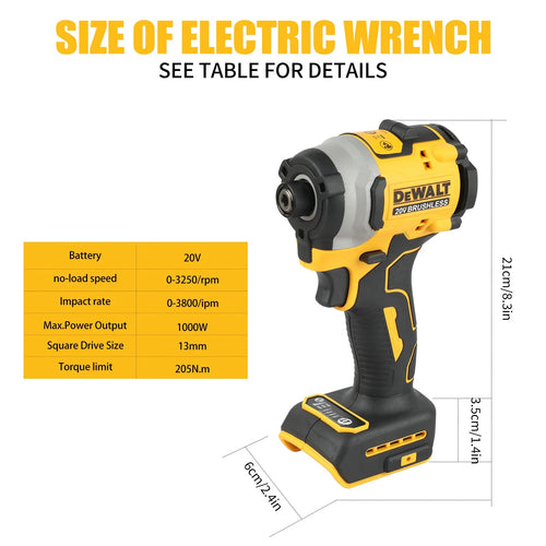 2026 NIEUWE DEWALT DCF850 Slagmoersleutel Elektrische Boormachine 20V Lithium Accu Borstelloze accuschroevendraaiers Gereedschap met hoog koppel