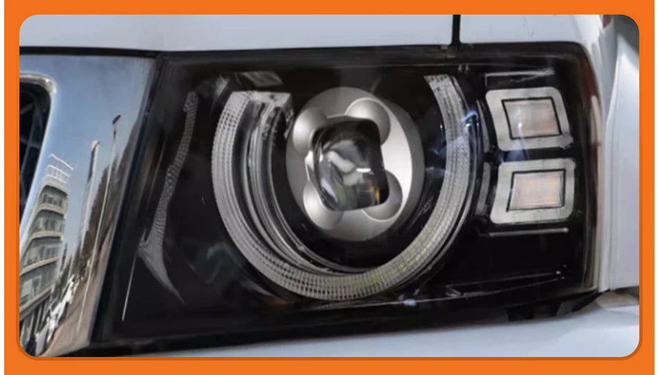 LED Auto Headlight Assembly For Nissan Patrol Y61 2005-2013 Upgrade Plug and Play Projector Lens Car Front lamps Accessories