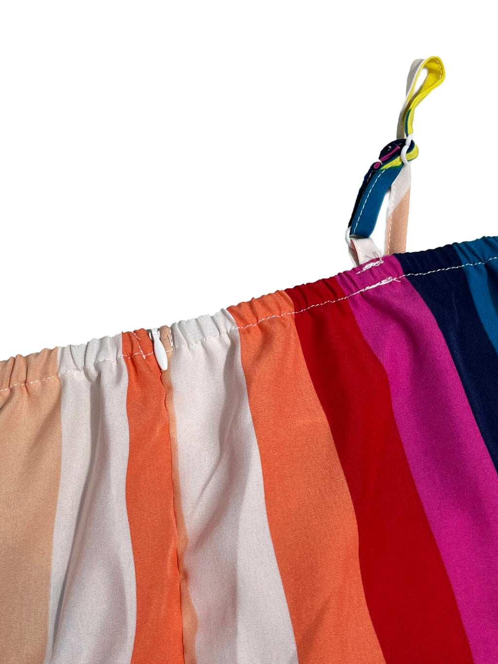 Dames Zomer Jurk met Etnisch Patroon, Open Rug en Split - Dames Zomerkleding Boho Mode Ruches Lange Jurk voor Strand