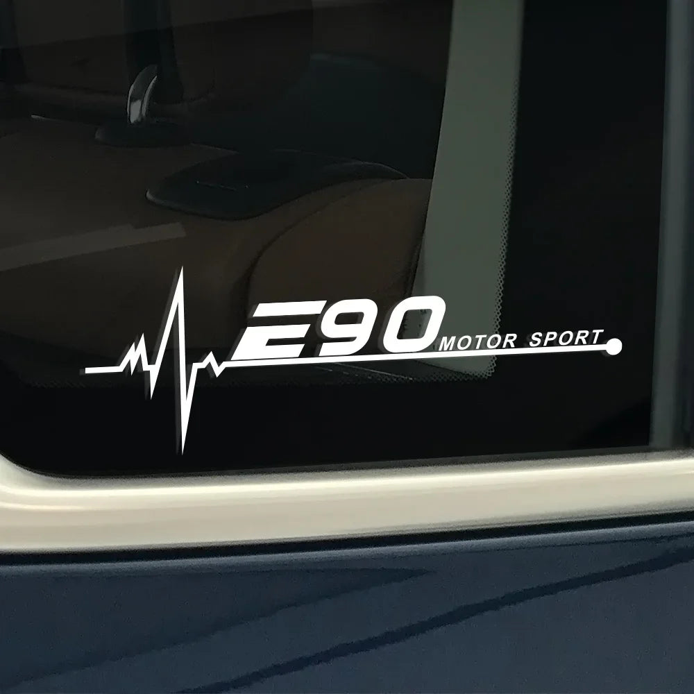 Car Side Window Sticker Auto Decor Film Decal Accessories for BMW E46 E90 E91 E60 E39 E36 E87 E92 E30 E34 E61 E62