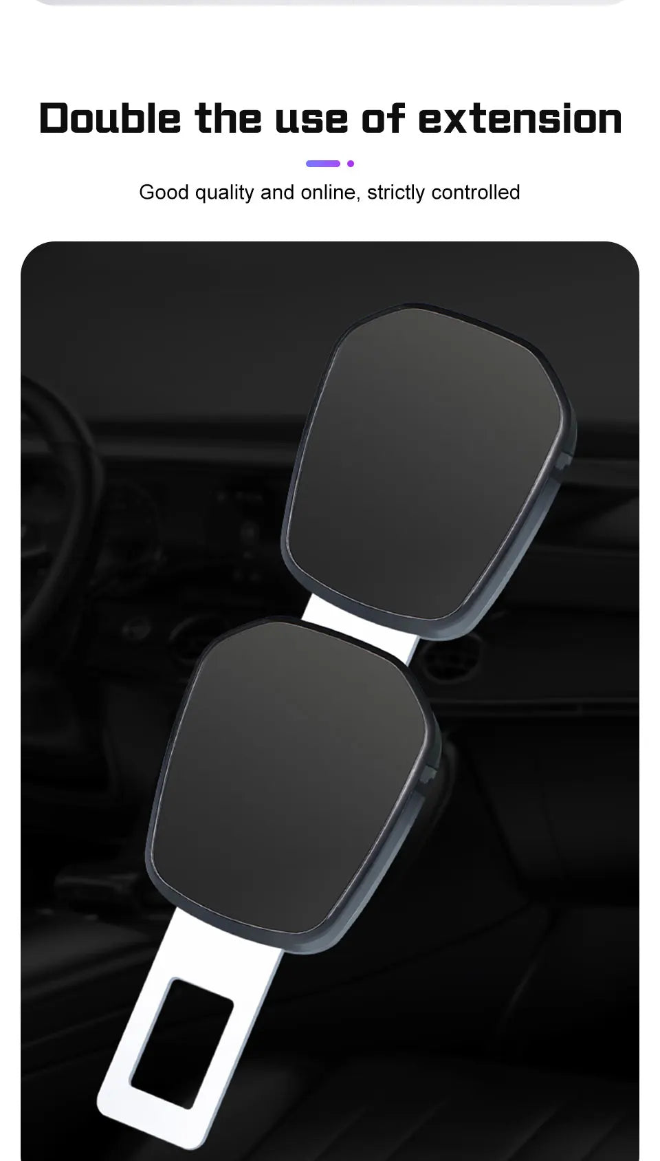 For BYD Leopard 5 Leopard 3 8 Titanium 7 3 Car Seat Belt Clip Extension Lock Buckle Plug Extender Adjustable ABS Car Accessories