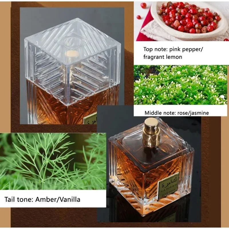 Premium Arabisch Neutraal Eau De Toilette Langdurige Geur Mannen Charmant Romantisch Feromoon Parfum Houtachtig Keulen Parfum