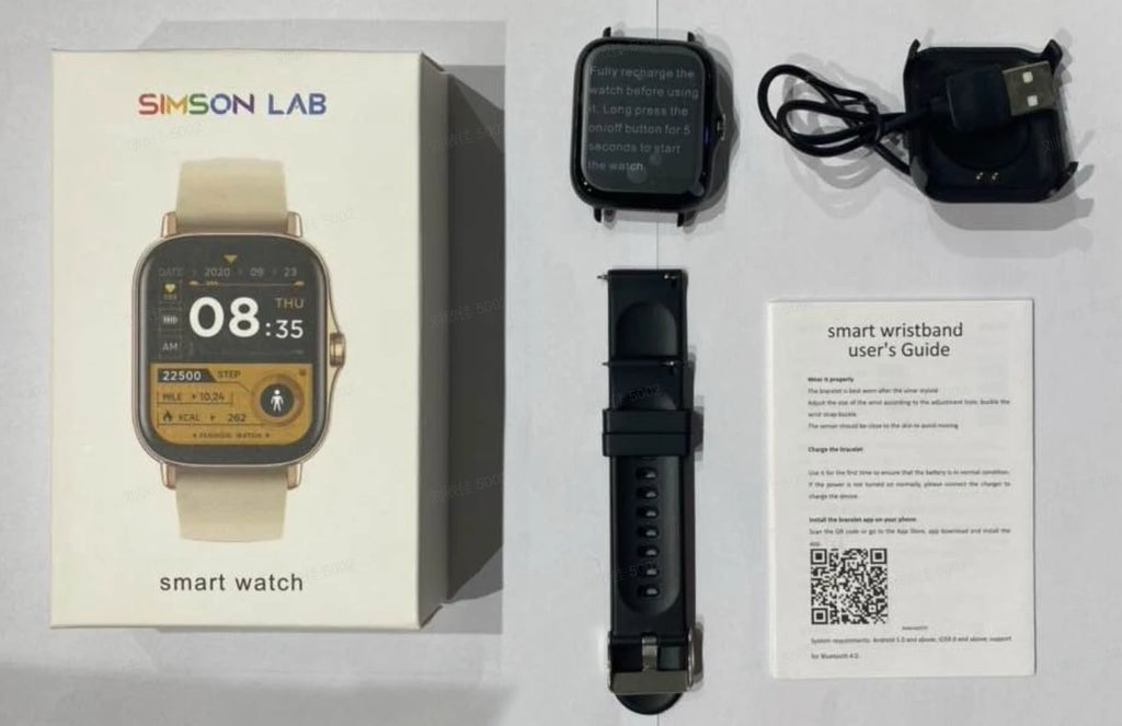 Smartwatch 2023 per telefono Android, schermo a colori da 1,44'', chiamate Bluetooth, monitoraggio ossigeno nel sangue/pressione sanguigna, smartwatch da donna e uomo