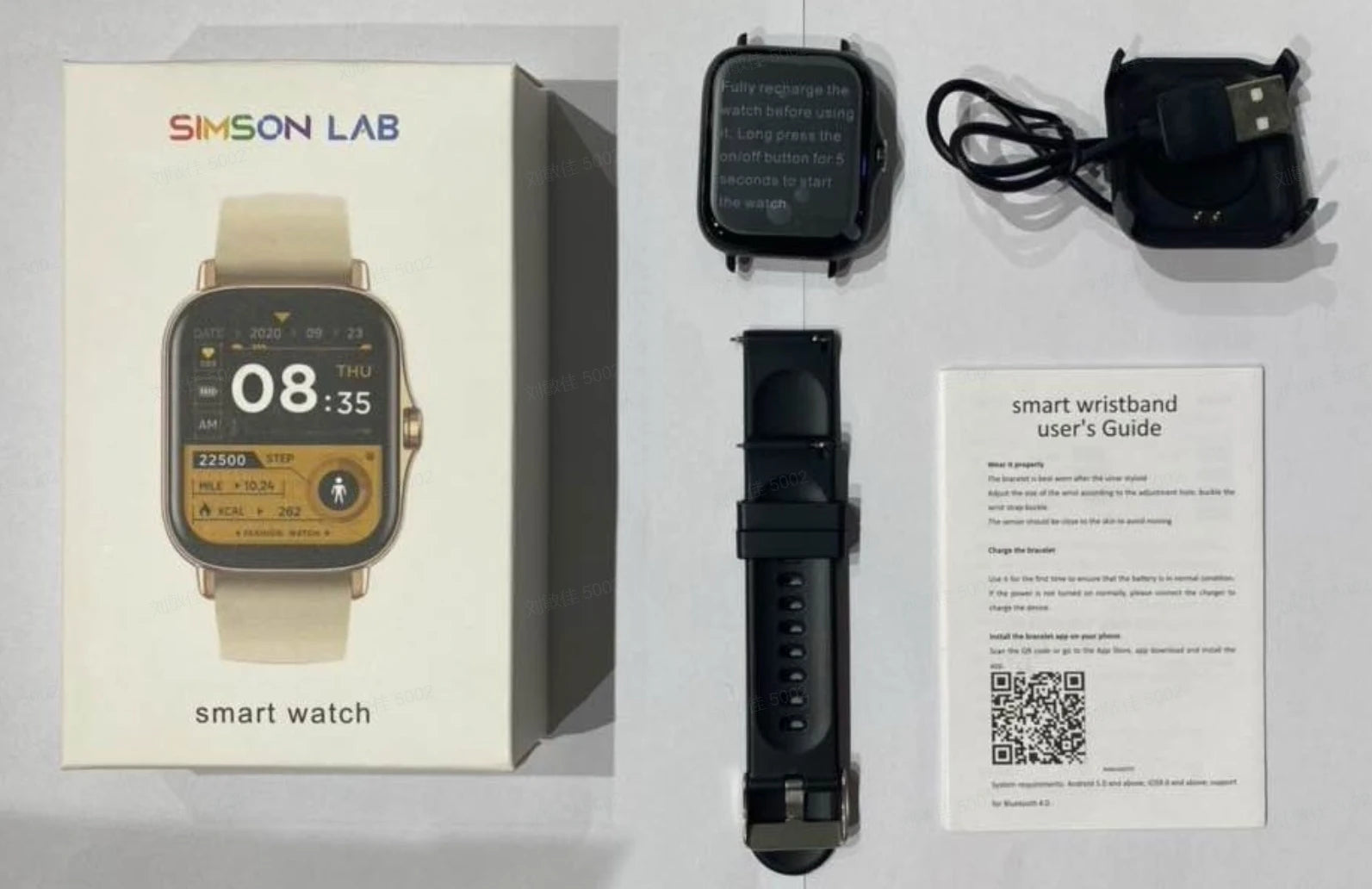 Smartwatch 2023 per telefono Android, schermo a colori da 1,44'', chiamate Bluetooth, monitoraggio ossigeno nel sangue/pressione sanguigna, smartwatch da donna e uomo