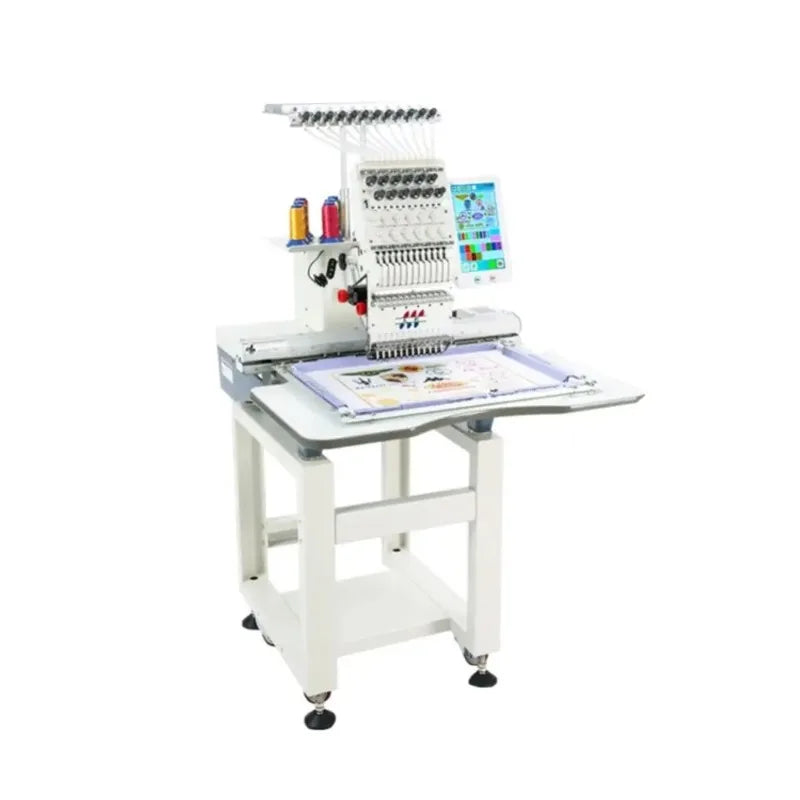【Più venduto】Macchina da ricamo computerizzata automatica a testa singola/multipla, piccola macchina da ricamo personalizzata