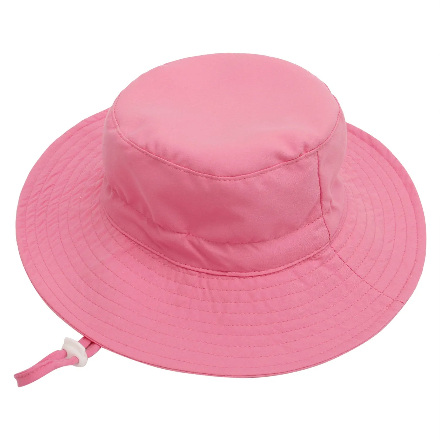 New 2025 children's hats, sun hats, breathable basin hats for boys and girls, beach hats, fishing pure color, simple design