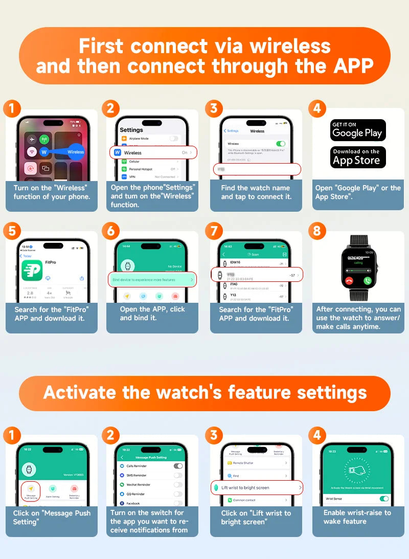 Smartwatch 2023 per telefono Android, schermo a colori da 1,44'', chiamate Bluetooth, monitoraggio ossigeno nel sangue/pressione sanguigna, smartwatch da donna e uomo