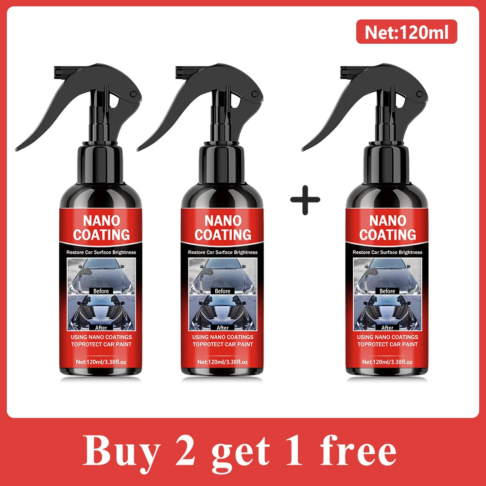Graphene Nano Ceramic Car Coating Kit - Universal Professional Car Beauty, High Gloss Car Paint Protection, Long-Lasting Gloss