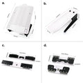 Macchina da ricamo Janome MB4/4S/4SE MB7/7E ed Elna 940/970 con kit di telai Sewtalent Mighty Hoop e piano di intelaiatura