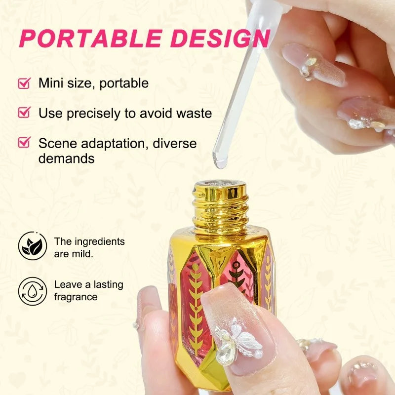 10ML Arabische parfum Midden-Oosten Dikke geurolie Lichaamsgeur bedekkend Eau De Parfum Langdurig Draagbaar Pipet Parfums