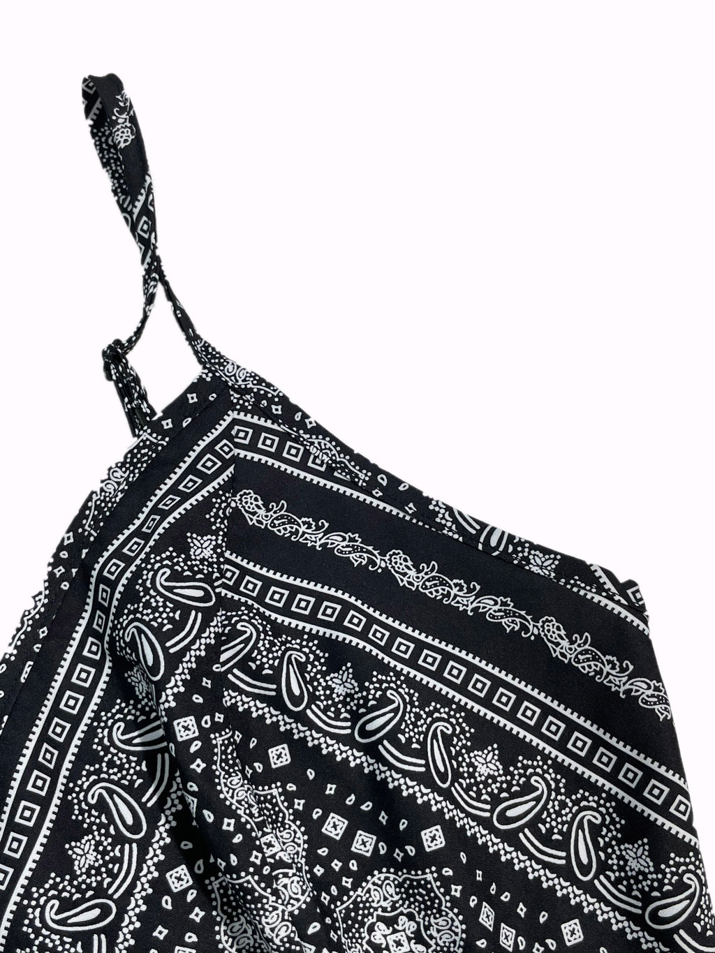 Diepe V-hals Strapless Jurk met Hoge Split, Maxi Jurk met Bloemenprint voor Strand of Feest, Zomerkleding voor Dames