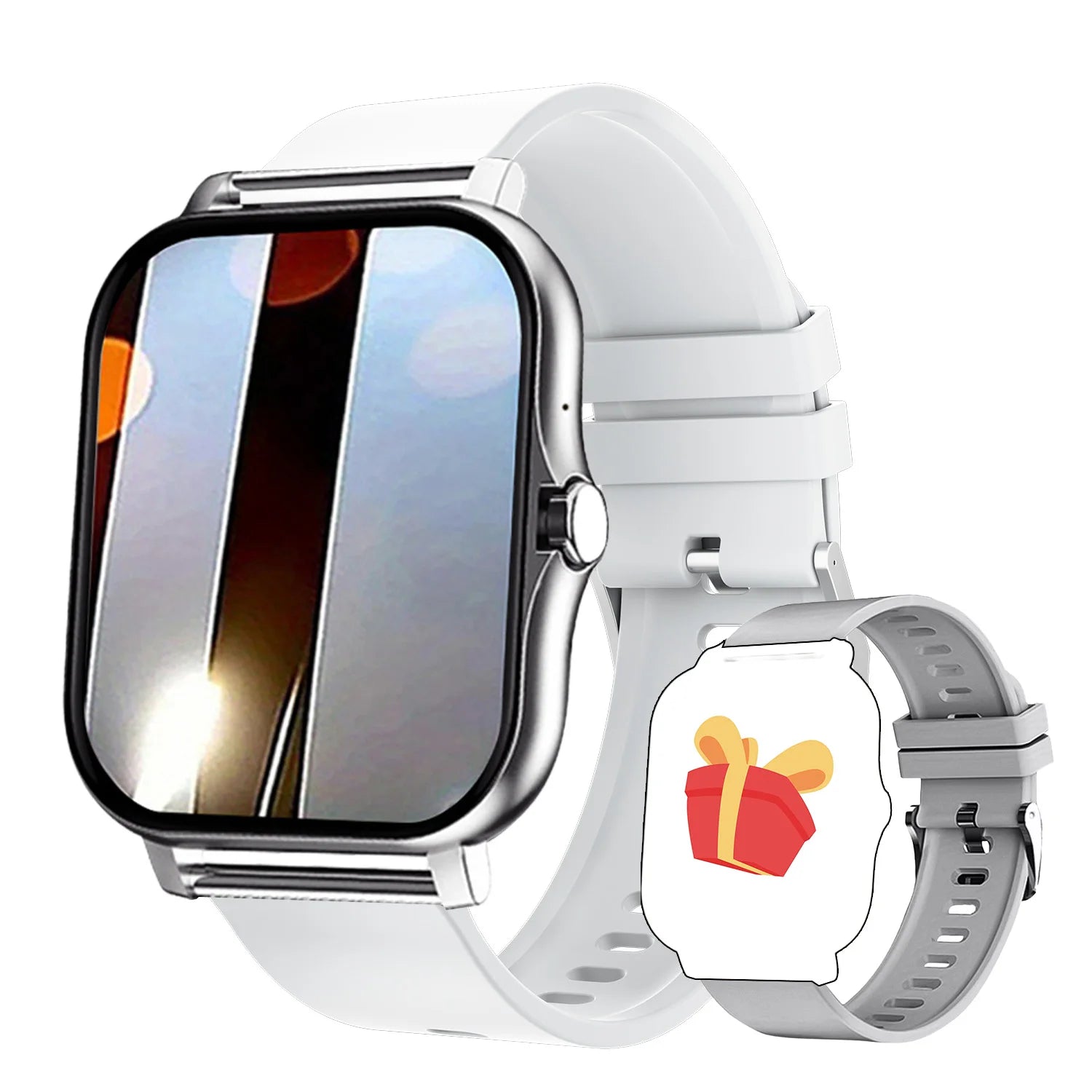 2023 Smartwatch Android Telefoon 1,44'' Kleurenscherm Bluetooth Bellen Bloedzuurstof-/Drukmeting Smartwatch Dames Heren
