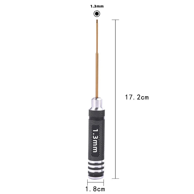 H0.9-3mm inbussleutels 0.9/1.5/2.0/2.5/3mm inbus-schroevendraaiers voor RC Helikopter Drone Vliegtuig Model Reparatie Gereedschap