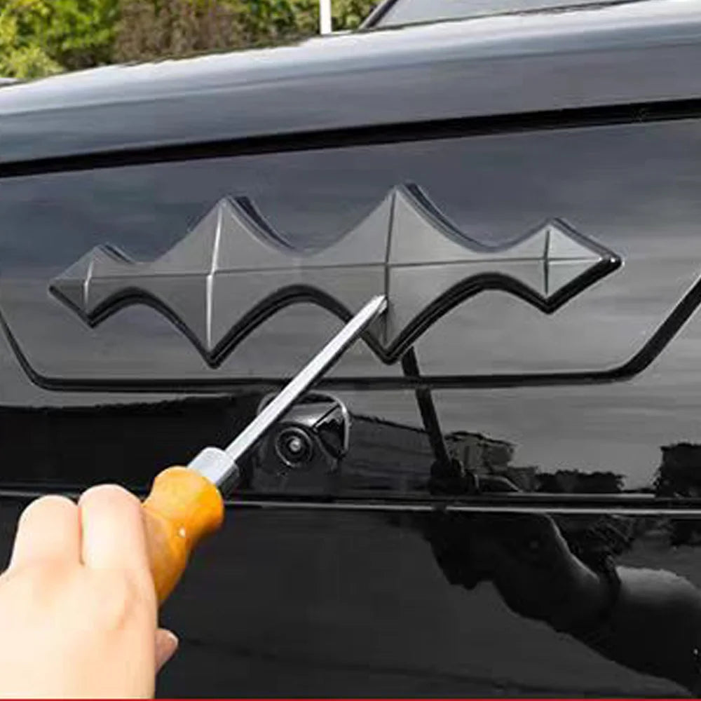 For BYD Leopard Titanium 7 Blackened Car Emblem Stickers Black Warrior Modified Decoration Accessories Section