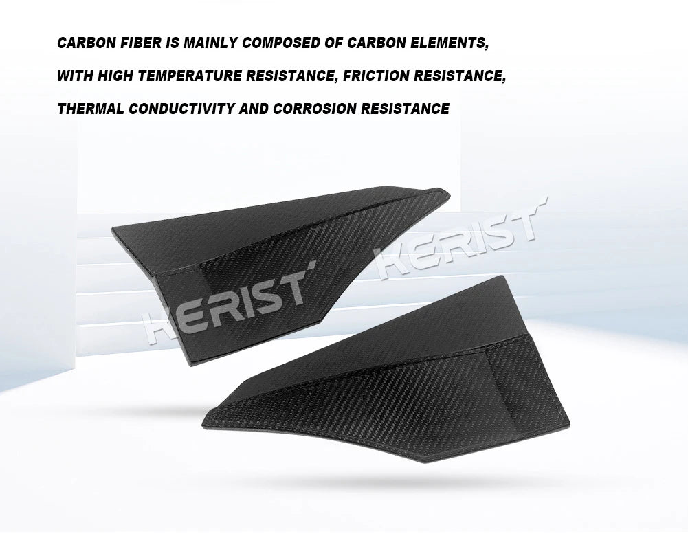 For Porsche Taycan RWD 4S Turbo S rear lip / trunk 2019-up Carbon fiber Body Kits Front Lip Rear Spoiler Side Skirts Diffuser