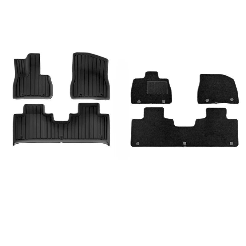 Car Floor Mats for Fangchengbao Titanium 7 All-Weather Waterproof 3D TPE Front Rear Cargo Liner Accessories Seat Back Cushion
