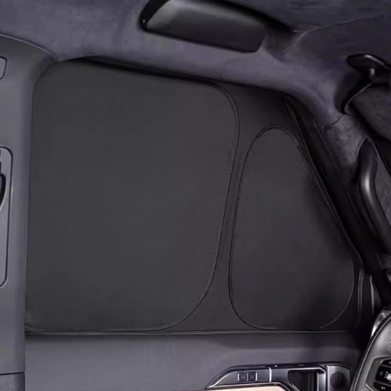 Car Black Window Privacy Sunshade For ROX 01 JISHI 2021-Present Auto Anti-UV Heat Insulation Protect Cover Interior Accessory