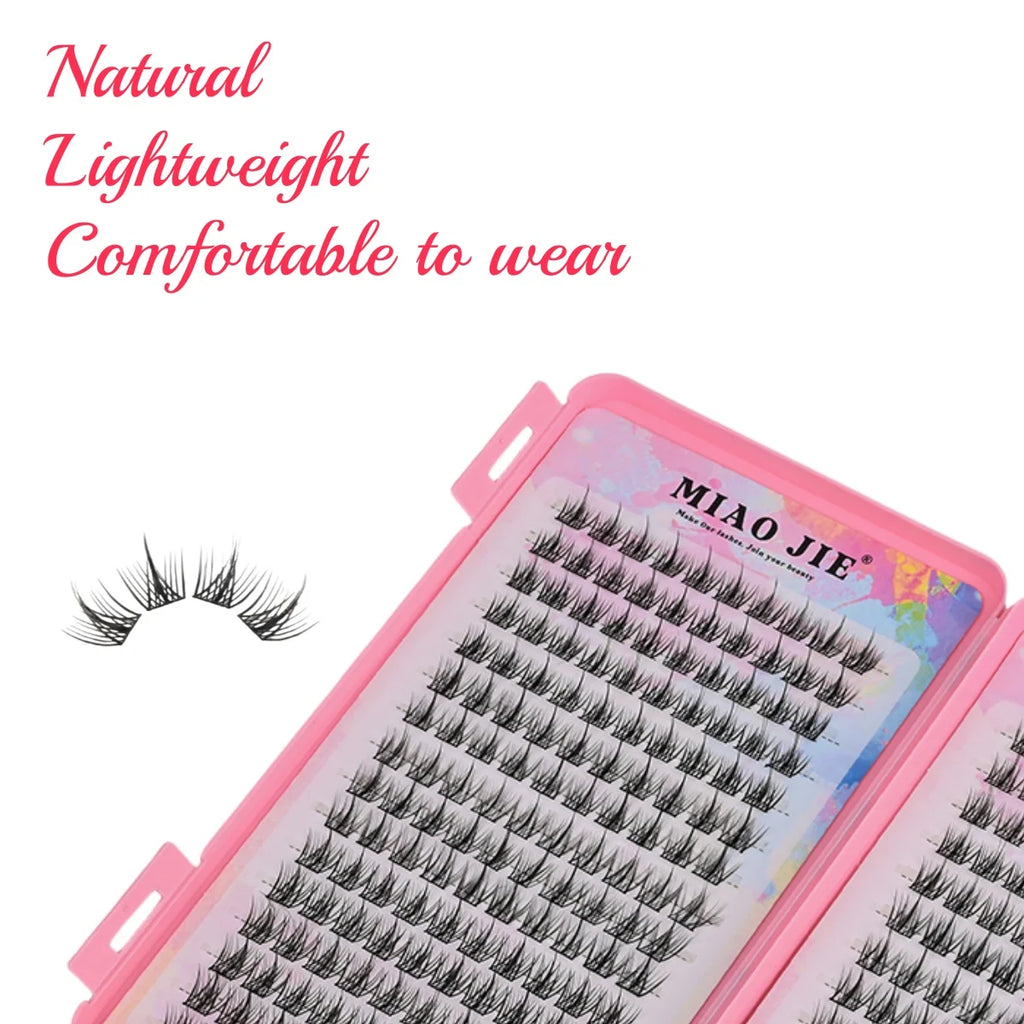 MIAOJIE Hoge Kwaliteit Beauty Wimperboek 32 Rijen Wimpers 384 Stuks Wimperclusters
