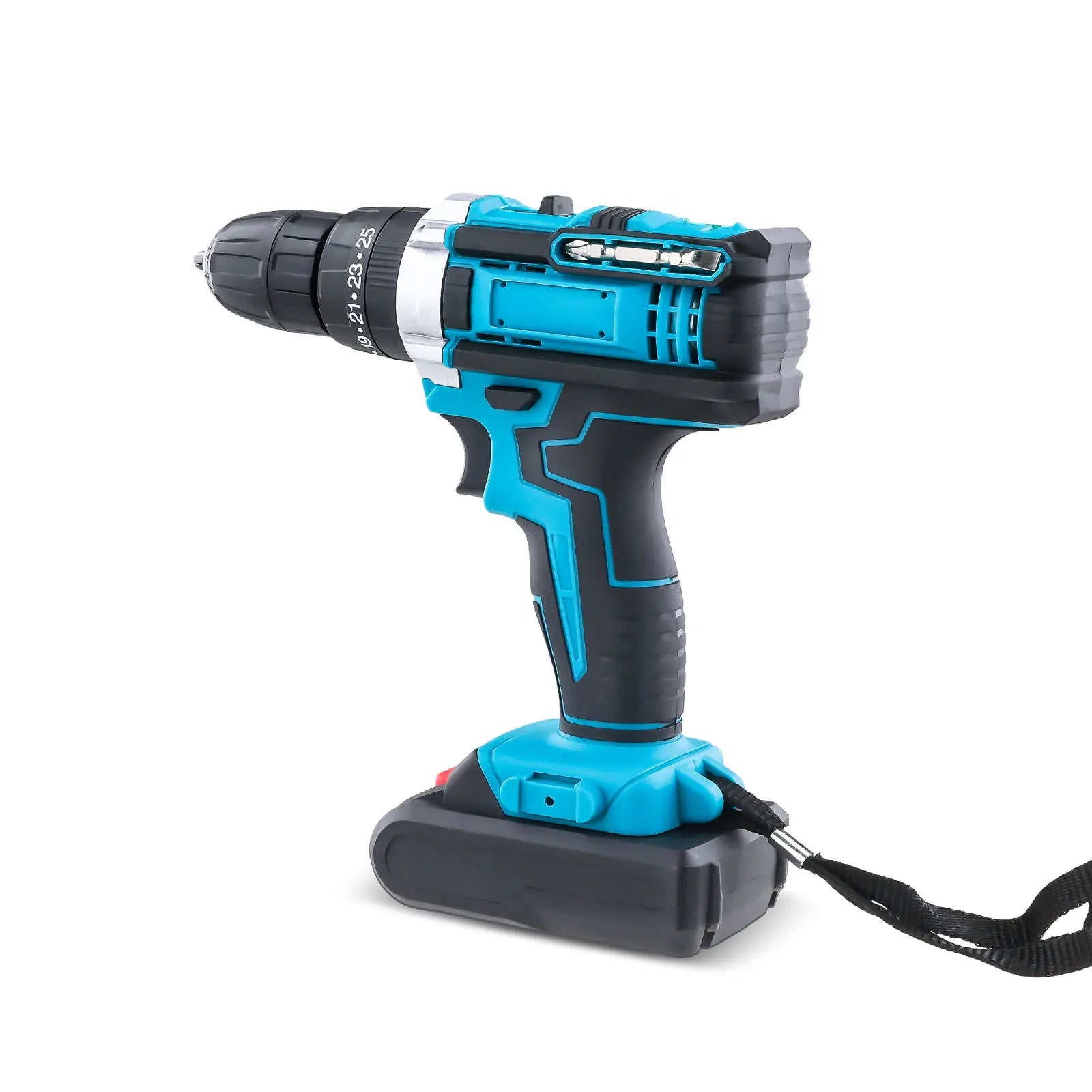 Trapano Avvitatore a Batteria 21V con Funzione a Percussione, Tassellatore Rotante, Trapano a Percussione a 2 Velocità, Set Avvitatore Elettrico con 2 Batterie